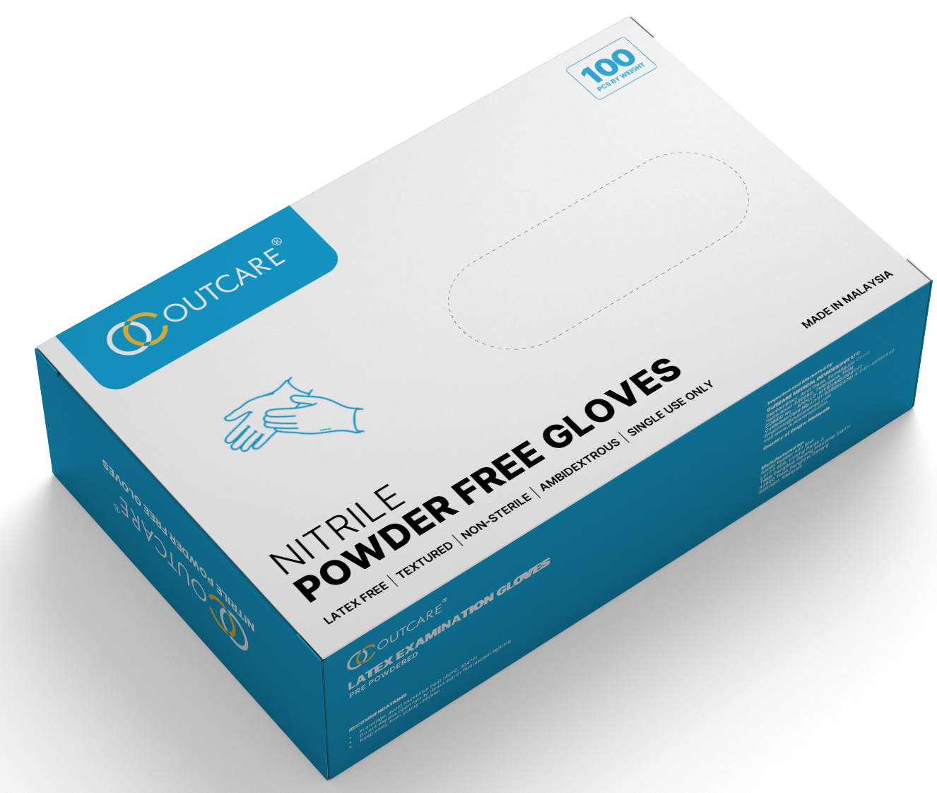 Outcare Nitrile Gloves Box